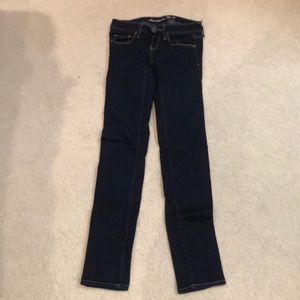 American Eagle Dark Blue Skinny Stretch Jeans